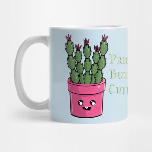 Prickly But Cute Kawaii Christmas Cactus Mug